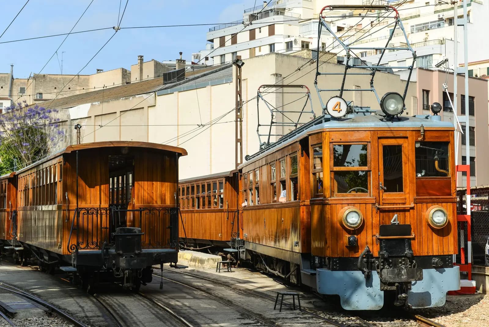 Sóller train and tram to the harbour