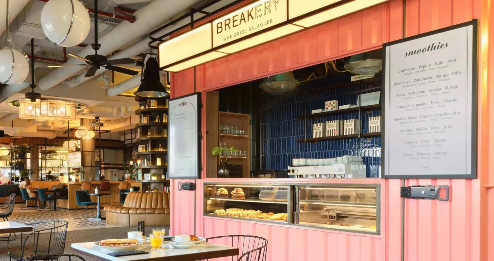 Breakery counter in the Only YOU Hotel Atocha