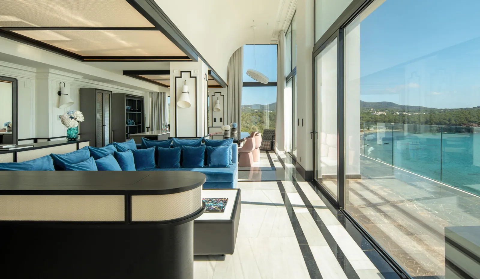Suite with lounge and sea view at BLESS Ibiza Cala Nova, Ibiza