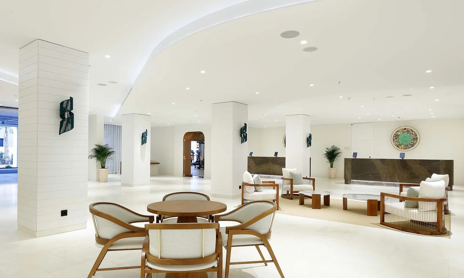 Lobby of TRS Ibiza Hotel at Cala Gració, Ibiza