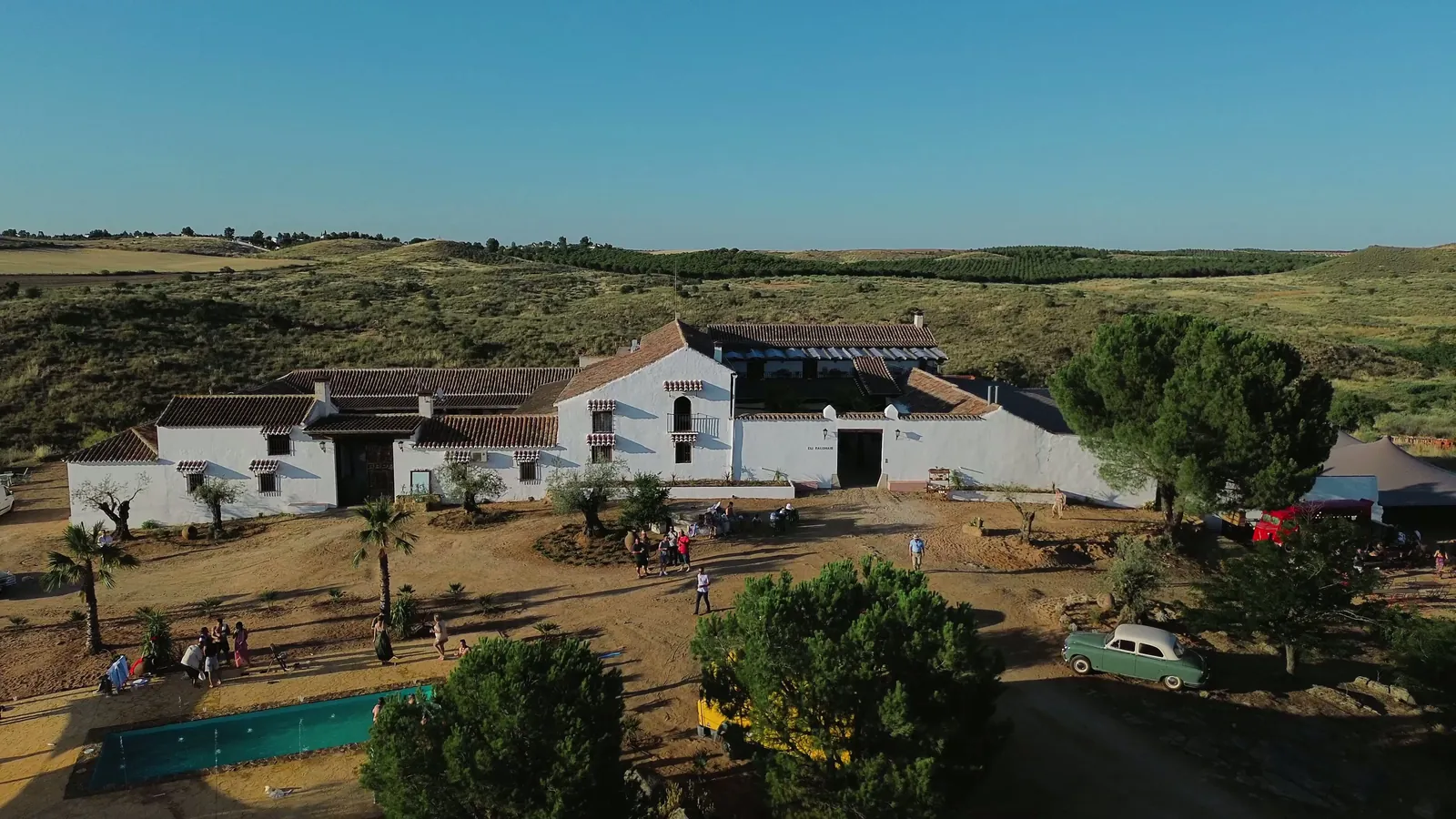 The Edennia estate and its pool
